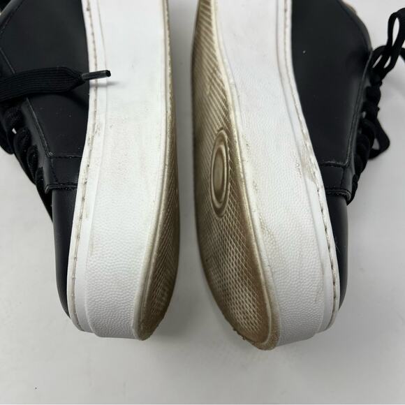 Alviero Martini Classe Map Zipper Lace Sneaker Shoes Womens Size 37 - Picture 7 of 10